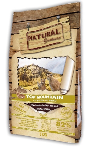 Natural Greatness Top Mountain сухой корм для взрослых кошек с кроликом - 18 кг фото 1