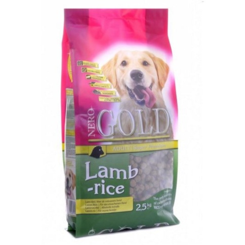 Корм для взрослых собак Nero gold adult lamb and rice 23/10 с ягненком и рисом - 18 кг фото 2