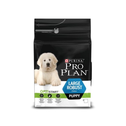 Purina PRO PLAN Puppy Large Robust Chicken Rice для щенков крупных пород с мощным телосложением с курицей и рисом - 3 кг фото 1