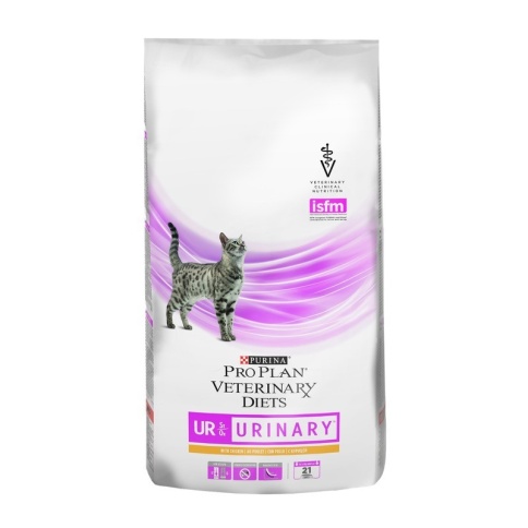 Purina Pro Plan Veterinary Diets UR Urinary для взрослых кошек с болезнями нижних отделов мочевыводящих путей с курицей 350 г фото 1