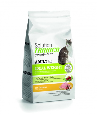 Trainer Solution Ideal Weight With Turkey для кошек с избыточным весом с индейкой - 1.5 кг фото 1