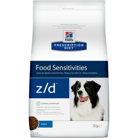 Hill's Prescription Diet z/d Food Sensitivities сухой диетический корм для собак для поддержания здоровья кожи и при пищевой аллергии - 10 кг фото 2