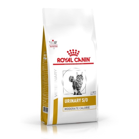 Сухой диетический корм Royal Canin Urinary S/O Moderate Calorie для взрослых кошек при МКБ и ожирении - 400 г фото 1