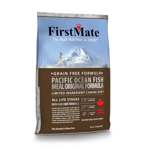FirstMate Pacific Ocean Fish Meal Original сухой беззерновой корм для взрослых собак всех пород с рыбой 20 кг фото 1
