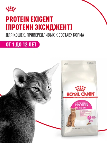 Сухой Корм Royal Canin PROTEIN EXIGENT (ПРОТЕИН ЭКСИДЖЕНТ)Питание для кошек в возрасте от 1 года до 12 лет, особенно привередливых к составу продукта фото 13