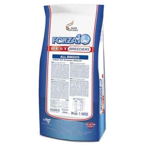 Forza10 BestBreedAll Breed полнорационный корм для взрослых собак всех пород на свинине с рисом - 20 кг фото 1