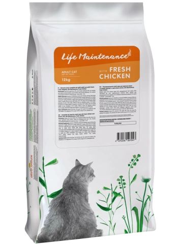 Сухой корм Almo Nature для взрослых кошек со свежей курицей и коричневым рисом, 12 кг фото 2