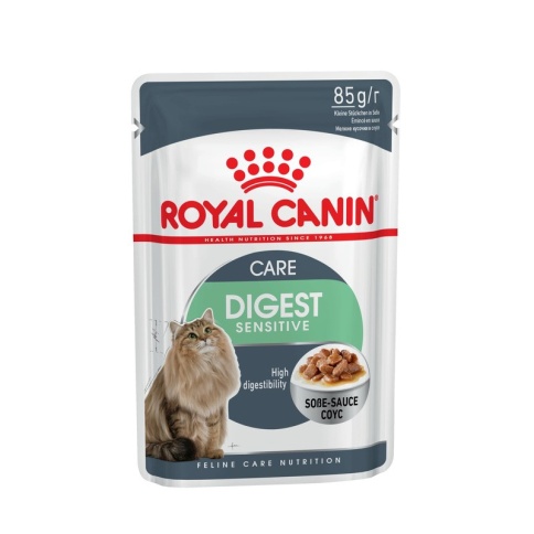 Royal Canin Digest Sensitive паучи для взрослых кошек (мелкие кусочки в соусе), 85 г фото 2