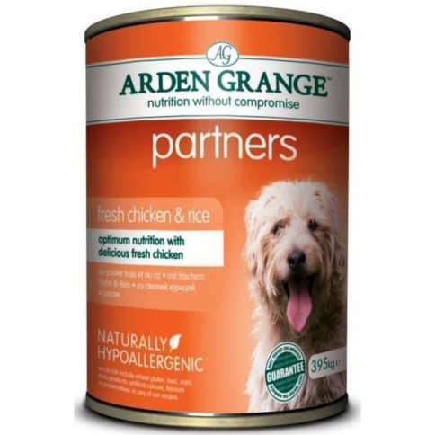 Arden Grange Chicken & Rice консервы для собак всех пород старше 1 года с курицей и рисом - 395 г фото 2