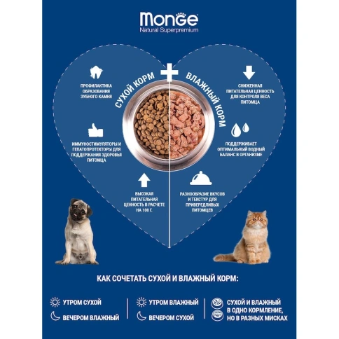 Сухой корм Monge Monoprotein Sterilised с форелью для стерилизованных кошек, 10 кг фото 5