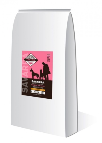 Savarra Adult Dog Large Breed Сухой корм для взрослых собак крупных пород с ягненком и рисом - 18 кг фото 1