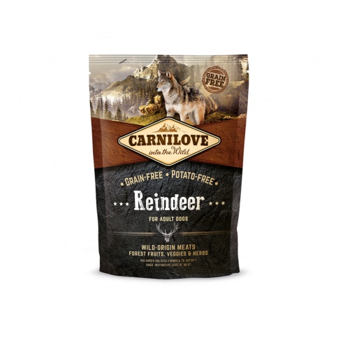 Carnilove «Мясо северного оленя» для взрослых собак всех пород - 1,5 кг фото 1