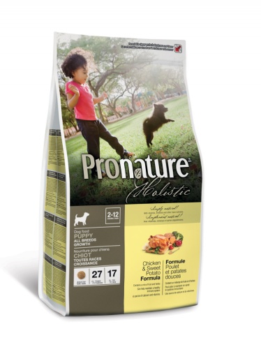 Pronature Holistic сухой корм для щенков с цыпленком и сладким картофелем 13.6 кг фото 1