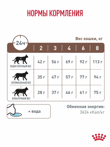 Сухой диетический корм Royal Canin Gastrointestinal Hairball для взрослых кошек, при волосяных комочках и нарушениях пищеварения, 350 г фото 6