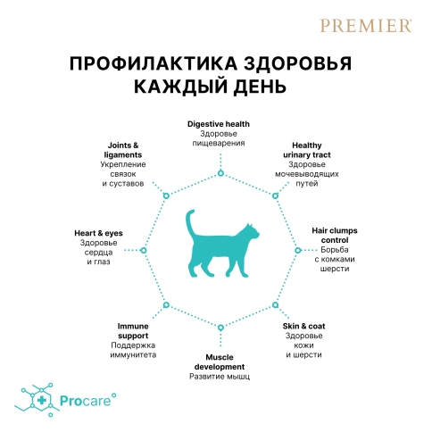 Сухой корм Premier Cat Lamb & Turkey Adult для взрослых кошек, 400 г фото 4