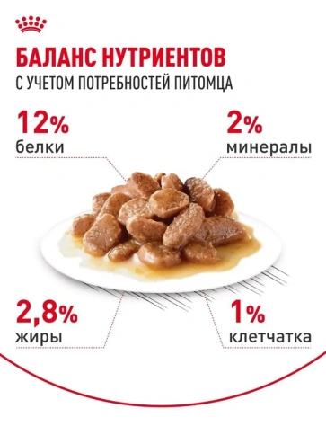 Влажный корм Royal Canin Instinctive в соусе для взрослых кошек, пауч, 85 г х 28 шт фото 4