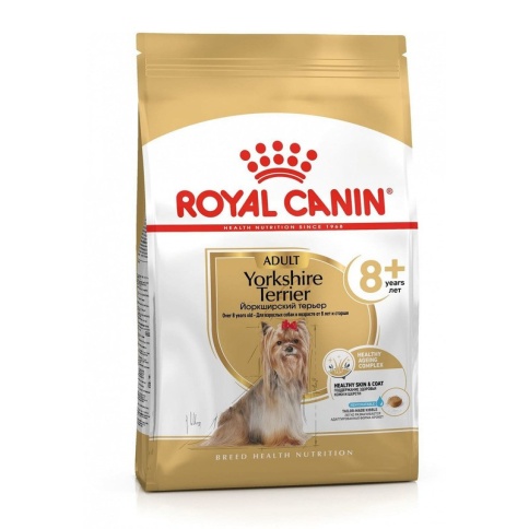 Royal Canin Yorkshire Terrier Adult 8+ сухой корм для собак породы йоркширский терьер старше 8 лет - 500 г фото 1