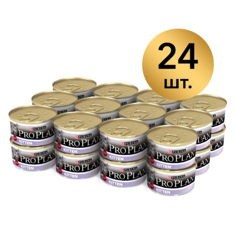 Влажный корм Purina Pro Plan Kitten для котят с курицей - 85 г фото 2