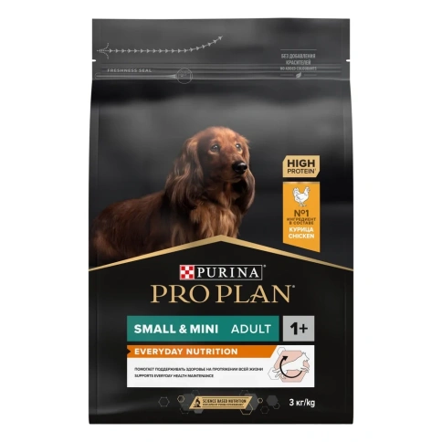 Сухой корм Purina Pro Plan Small & Mini для взрослых собак средних и мелких пород, курица и рис, 700 г фото 1