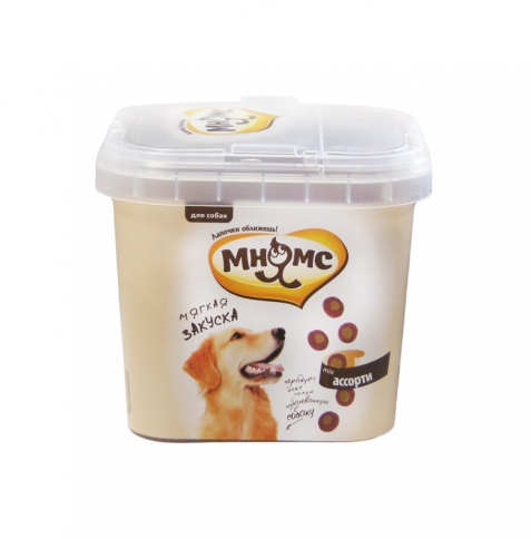 Мнямс тренировочные лакомства Мягкая закуска ассорти для собак - 140 г фото 1