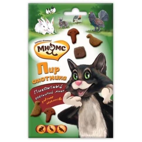 Мнямс Пир охотника (утка, кролик, дичь) для кошек - 50 г фото 2
