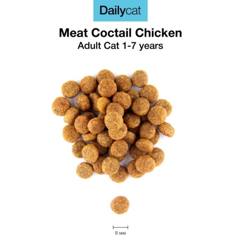 Dailycat Casual Line Meat Cocktail with Chicken корм для кошек мясной коктейль с курицей 400 г фото 1