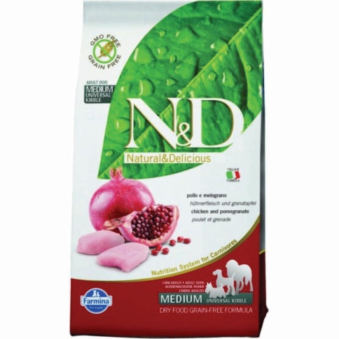 Farmina N&D Grain-Free Canine Chicken & Pomegranate Adult - 12 кг фото 2