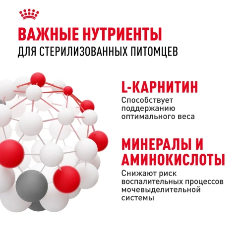Сухой корм Royal Canin Sterilised 37 для стерилизованных кошек и кастрированных котов, 400 г фото 5