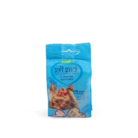 Titbit Снек мягкий с мясом кролика - 100 г фото 2