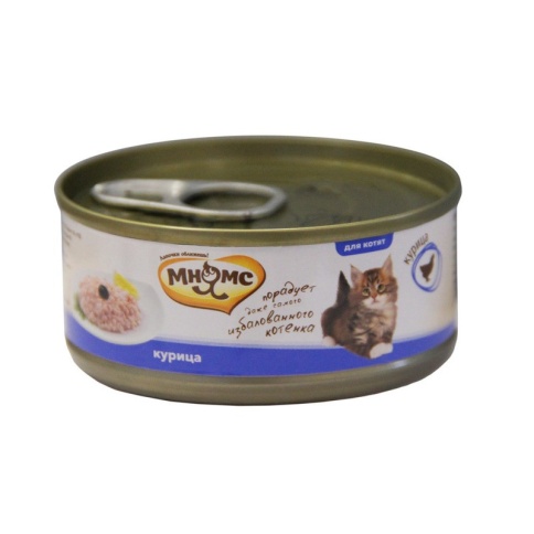 Мнямс консервы Курица в нежном желе для котят - 70 г фото 2