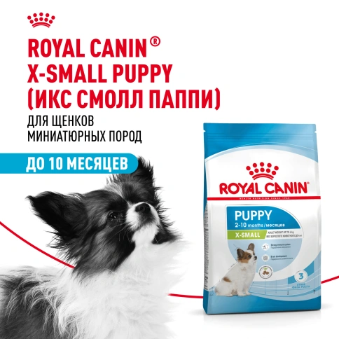 Сухой корм Royal Canin X-Small Puppy для щенков, 1.5 кг фото 15