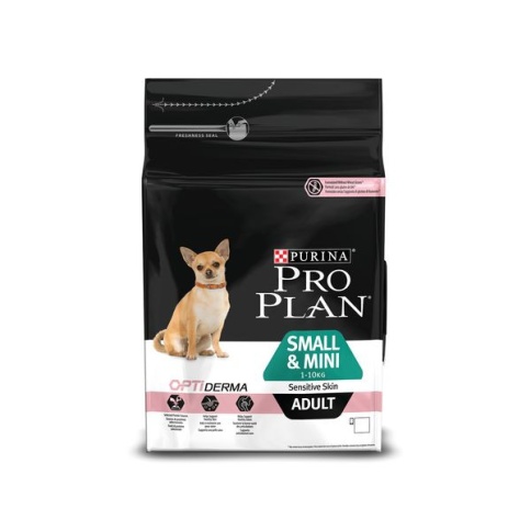 Purina Pro Plan Adult Small & Mini Sensitive Skin 3 кг фото 1