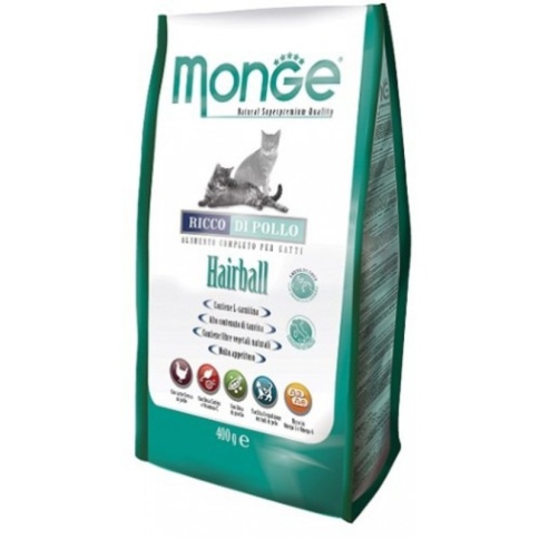 Monge Cat Hairball корм для кошек для выведения шерсти 400 гр фото 2