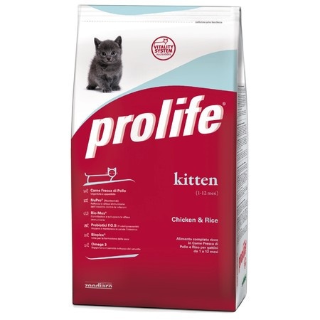 Prolife Kitten сухой корм для котят с курицей и рисом - 1.5 кг фото 1
