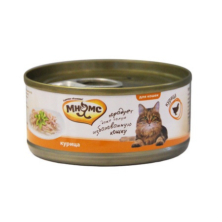 Мнямс консервы Курица в нежном желе для кошек - 70 г фото 1