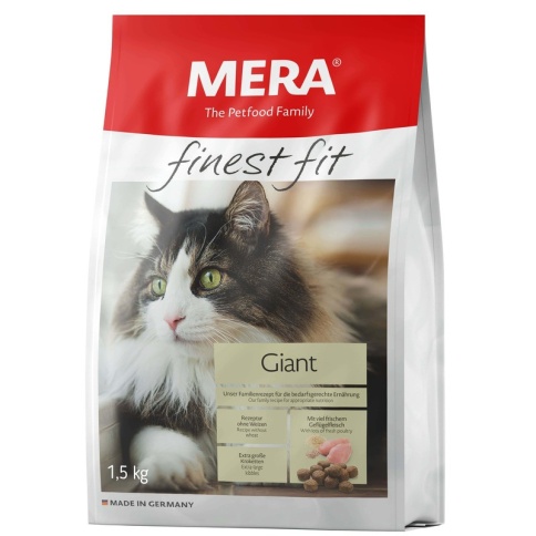 Сухой корм Mera Finest Fit Giant для кошек крупных пород с курицей 1.5 кг фото 2