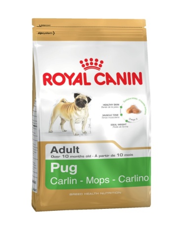 Royal Canin Pug Adult сухой корм для взрослых собак породы мопс - 7.5 кг фото 1