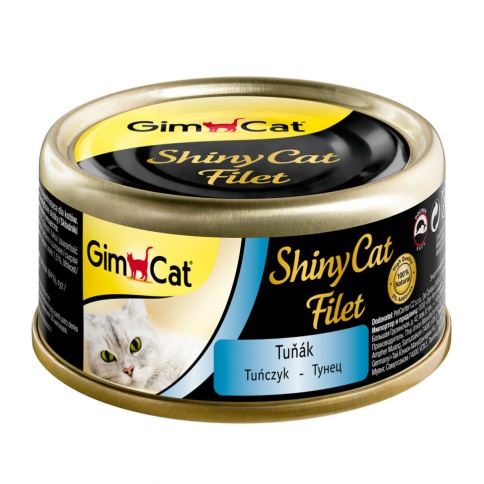 Gimborn GimCat ShinyCat Filet влажный корм для кошек из тунца - 70 г фото 1