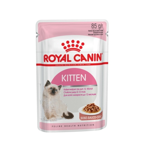 Royal Canin Kitten паучи для котят в период второй фазы роста до 12 месяцев в соусе - 85 г фото 2