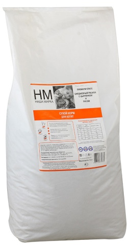 Наша Марка корм для котят с цыпленком и рисом 15 кг фото 1