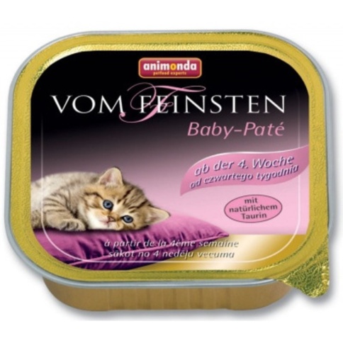 Animonda Консервы Vom Baby-Pate паштет для котят с четвертой недели жизни и до одного года - 100 г фото 2