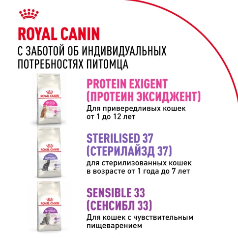 Сухой Корм Royal Canin SAVOUR EXIGENT (СЕЙВОР ЭКСИДЖЕНТ)Питание для кошек в возрасте от 1 года до 12 лет, особенно привередливых ко вкусу продукта, 2 кг фото 10