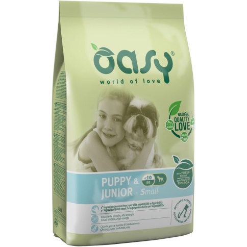Oasy Dry Dog Puppy & Junior Small сухой корм для щенков мелких пород с курицей фото 1