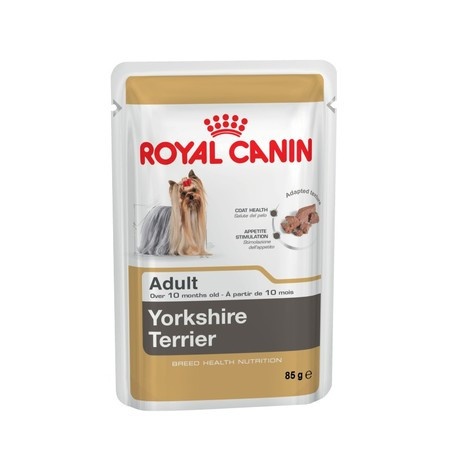 Royal Canin Yorkshire Terrier Adult влажный корм паучи в форме паштета с мясом для собак породы йоркширский терьер старше 10 месяцев - 85 г фото 1