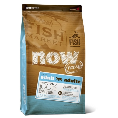 NOW Fresh Grain Free CF сухой беззерновой корм для взрослых кошек с чувствительным пищеварением с форелью и лососем - 7.26 кг фото 2