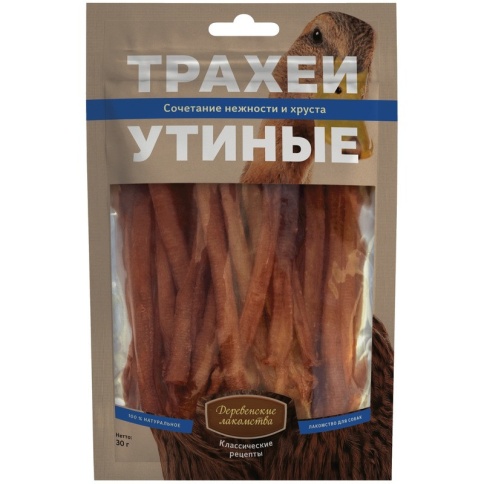 Деревенские лакомства Трахеи утиные - 30 г фото 2