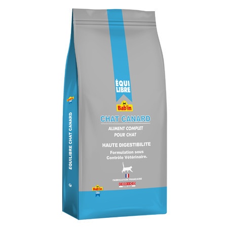Babin Equilibre chat canard сухой корм для кошек с мясом утки - 15 кг фото 1