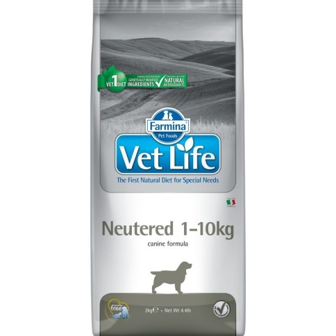 Farmina Vet Life Natural Diet Dog Neutered 1-10kg - 2 кг фото 2