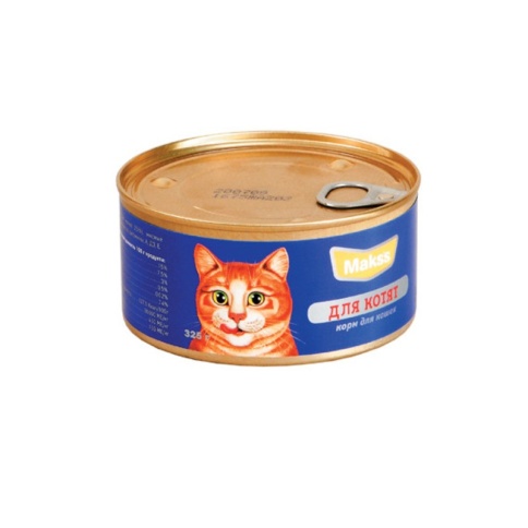 Влажный корм Maks's для котят с курицей и печенью - 325 г фото 2