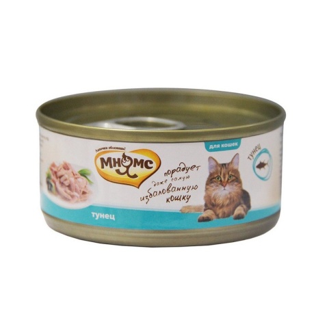Мнямс консервы Тунец в нежном желе для кошек - 70 г фото 2
